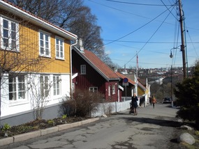 The cute Gamle section of Oslo