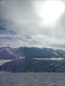 The Pirin Mountains from the summit