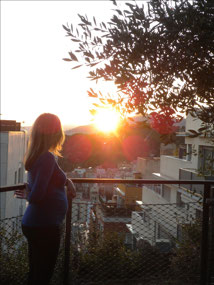 The sunset from Park Güell