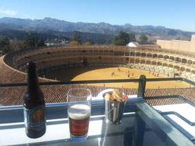 Rooftop bar with entertainment