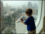 Looking Out Conrad Window