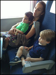 Riding with Tomy and Caro