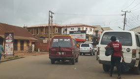 Coming into Benin City