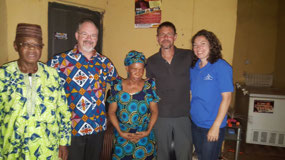 Mr. Aghimien and Beatrice Iyamu with us