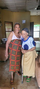 Bearice Iyamu and her sister