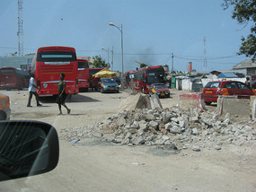 VIP Bus Station in Accra