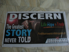 An advertising postor created for the Kumasi area