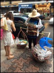 Buying fresh eggs and produce