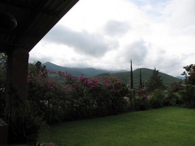 Out our front door