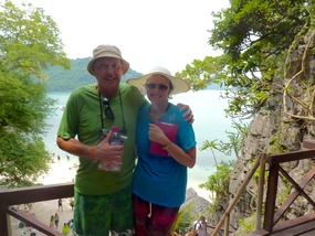 467 steps  one way