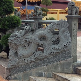 Carved stone