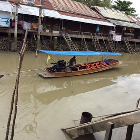 Muddy Mae Klong rising