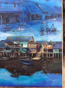 Mural on building