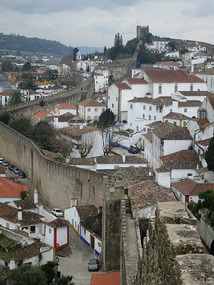 City wall view