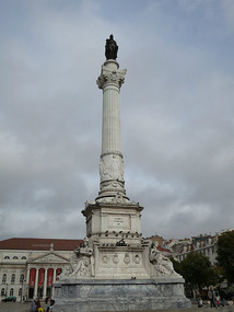 Monument in Rossio Square