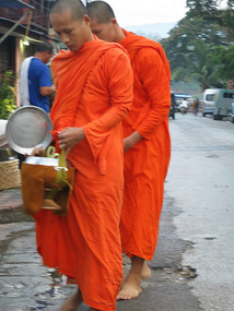 Alms giving