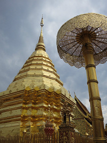 doi suthep stupa view