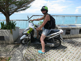 biker chick!