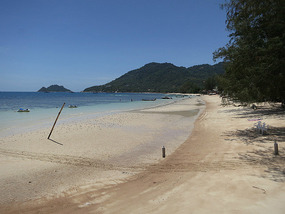 beach view - it is lovely without the smell