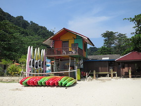 kayaking... or not, as they were closed!