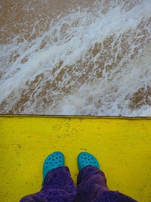 scared crocs!