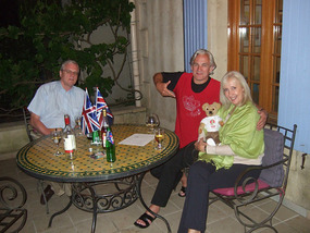 drinks on Paul & Janes terrace