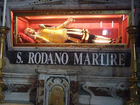 Saint in odd clothing