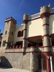 Neat architecture along our walk