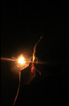 Ali 'smoking' a sparkler...like the child he is :P