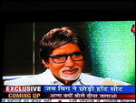 Watching Amitabh Bachchan on KBC
