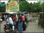 Chatting roadside