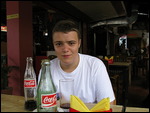 Josh - Sitting out the rain in Calangute