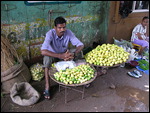 Vegetable vendor - Calangute market