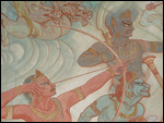Mural, Mulagandhakuti Vihara, Sarnath