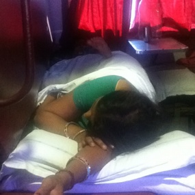 On the train to Jodhpur. Kids... ;)