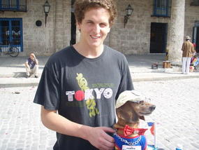 Doug with new friend