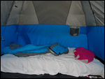 Kaffs side of the tent