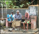 Some old men near the Palace