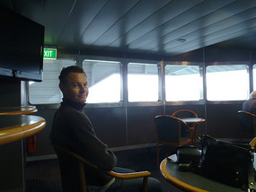 On the ferry from Sorrento to Queenscliff