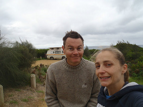 Our campsite @ Point Franklin