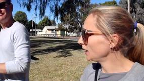 Checking out the old wharf at Bourke