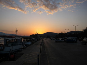 Sunrise from the Pension Marianna