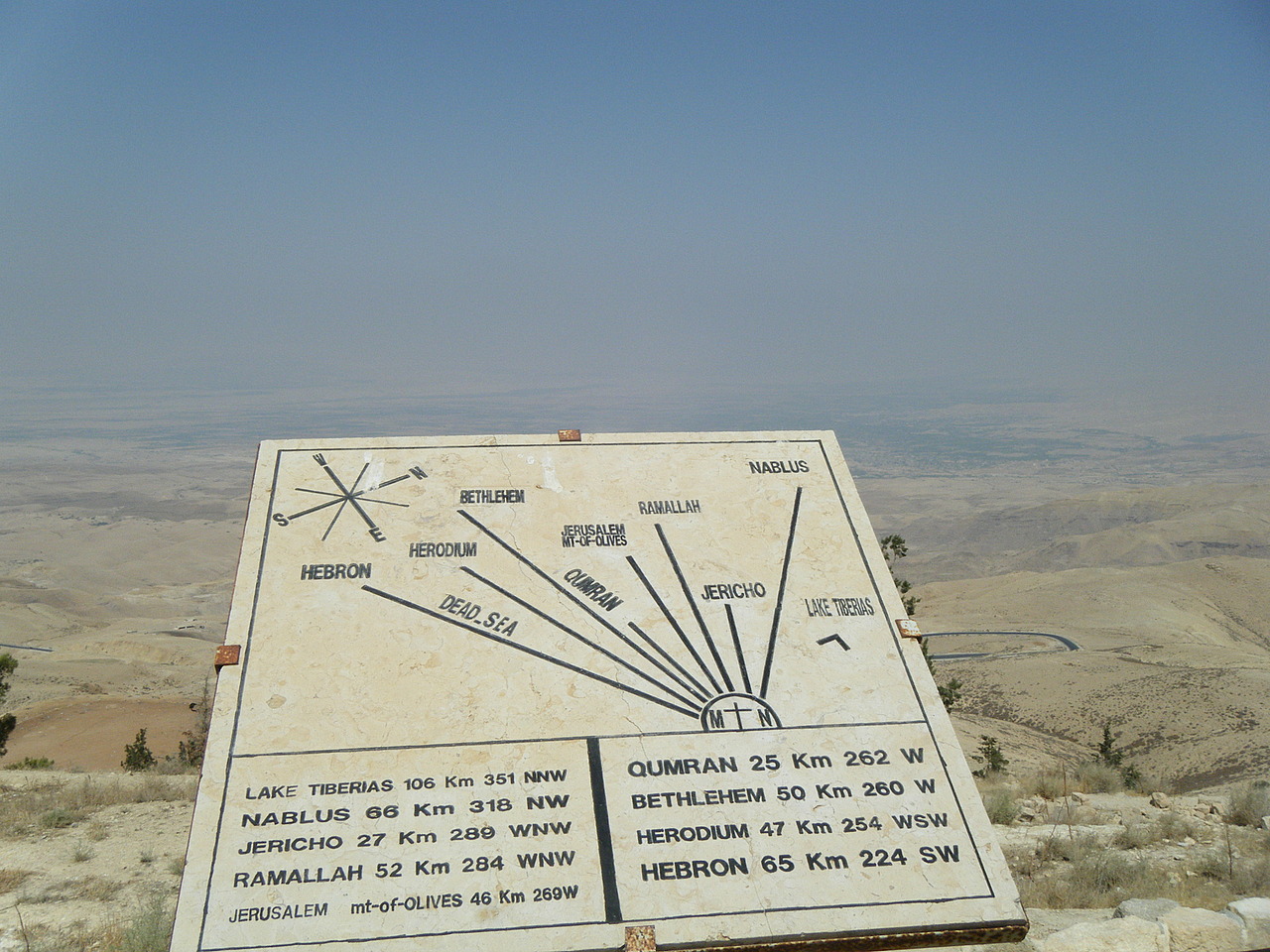 Viewing the Promised Land, Moses Looks Even at the Transjordan 