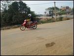 At Desolate Bus Stop