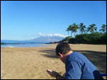 Spending Time on the Maui Beach