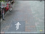 Bike Side of Sidewalk