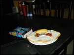 Breakfast at Sihome Hostel, Vientiane, Laos