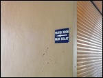 Sign to Prayer Room at Boat Jetty