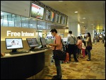 Free Internet at Singapore Airport!