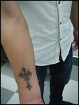 Phuong's Tattoo of a Cross